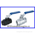 2PC stainless steel ball valves 1000WOG with lock and pressure PN64